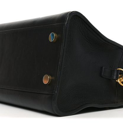 Saint Laurent Calfskin Monogram Baby Cabas Black 10 of 10