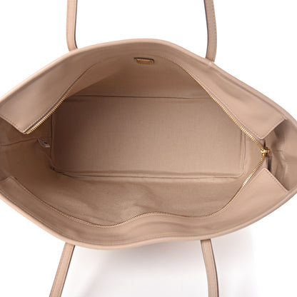 MCM Visetos Medium Rabbit Top Zip Shopper Tote Beige 6 of 11