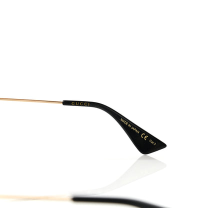 Gucci Acetate Round Frame GG0061S Sunglasses Black 5 of 7