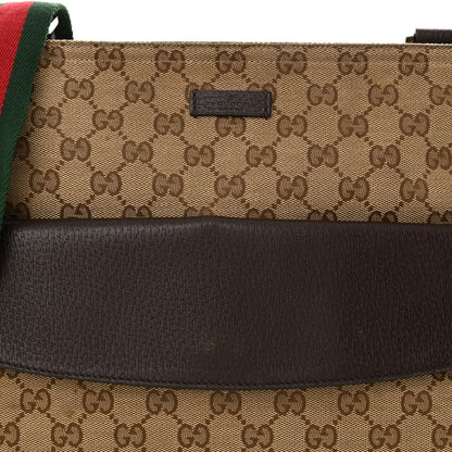 Gucci Monogram Signature Web Small Messenger Brown 8 of 16