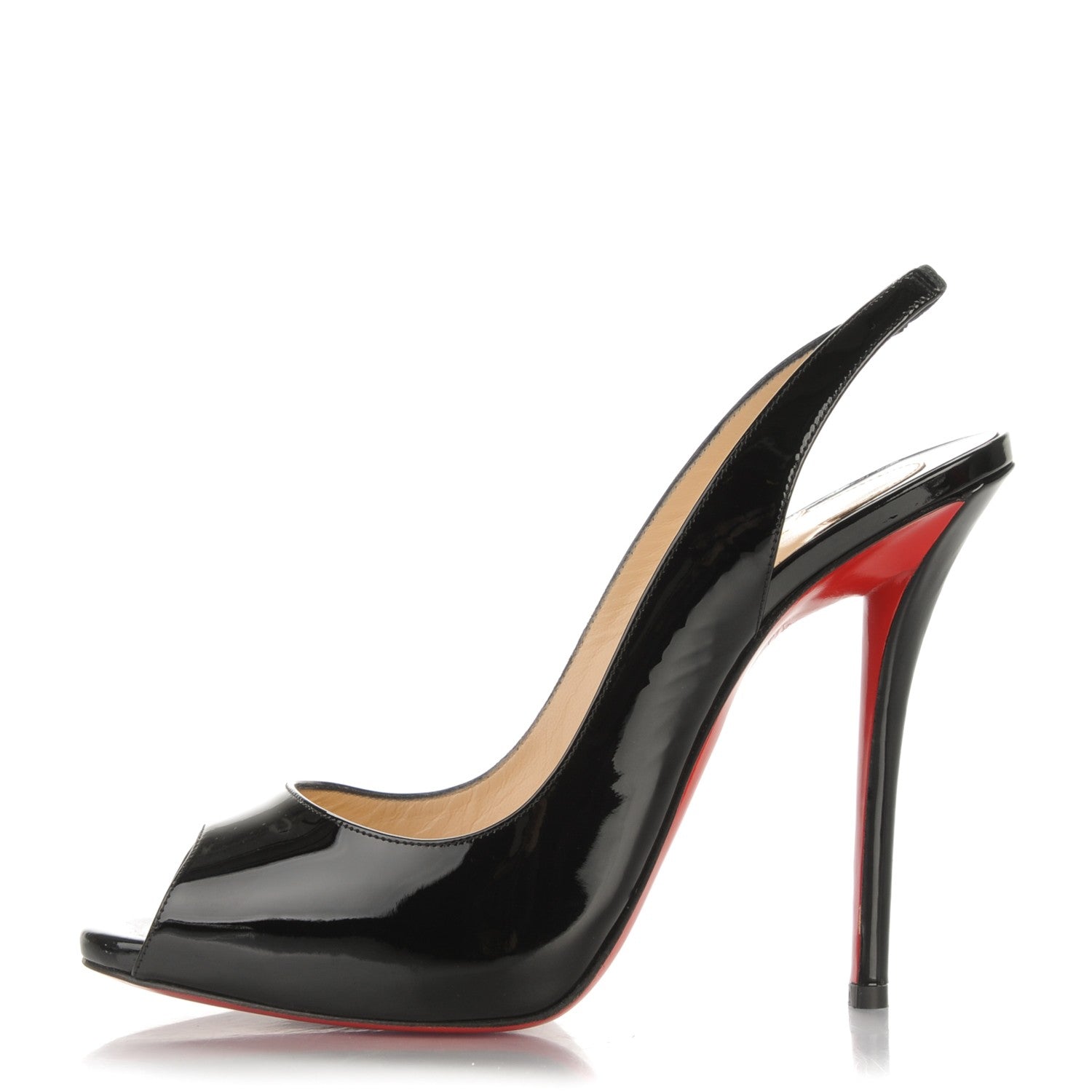 Christian Louboutin Patent Gamma Talon 120 Pumps 40.5 Black 1 of 7