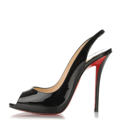 Christian Louboutin Patent Gamma Talon 120 Pumps 40.5 Black 1 of 7