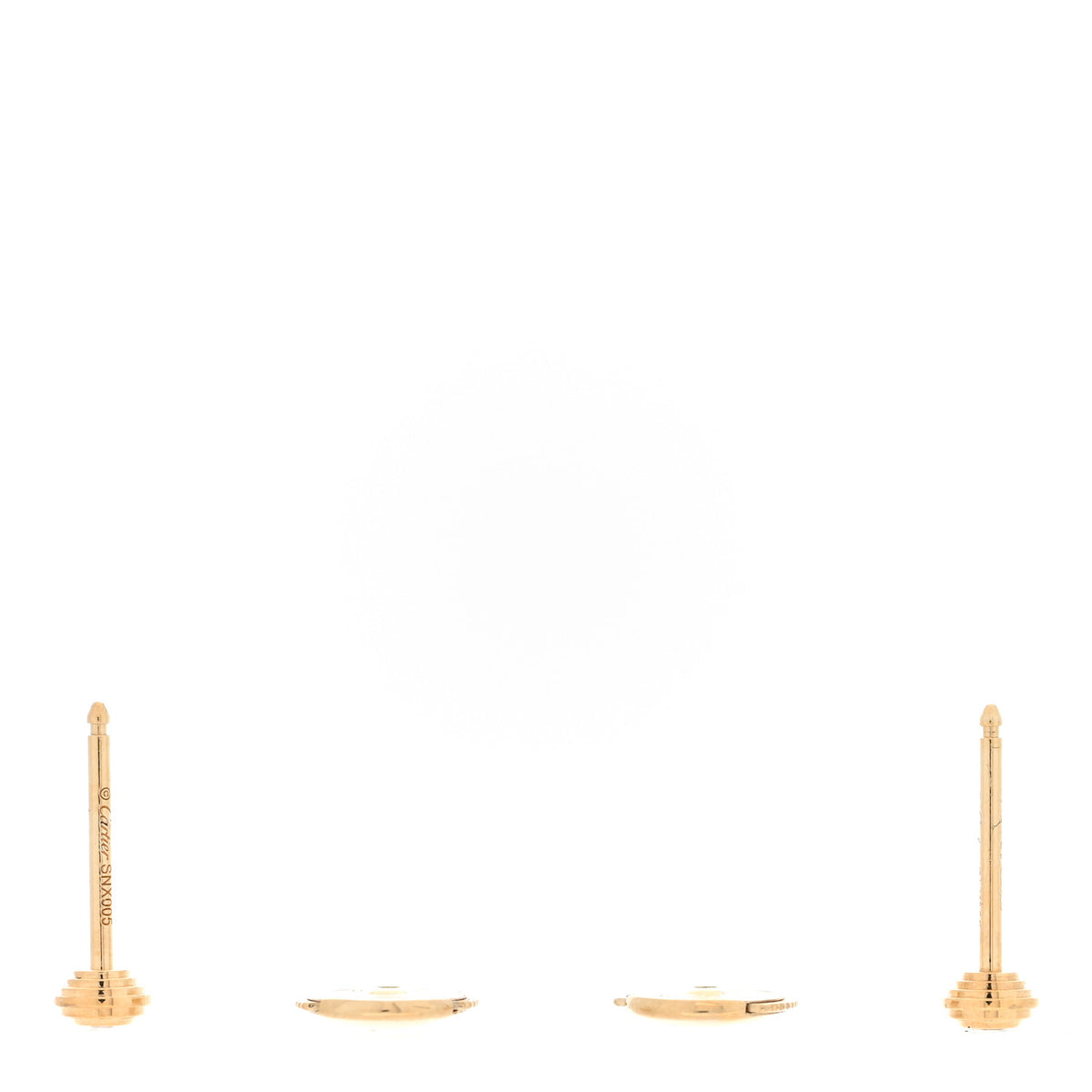 18K Yellow Gold Diamond XS D'Amour Earrings