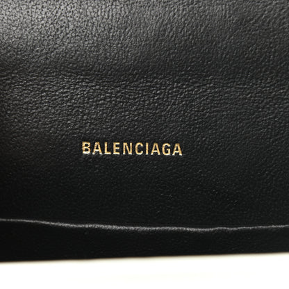 Balenciaga Patent Calfskin Lizard Embossed XS Sharp Top Handle Bag White 6 of 10