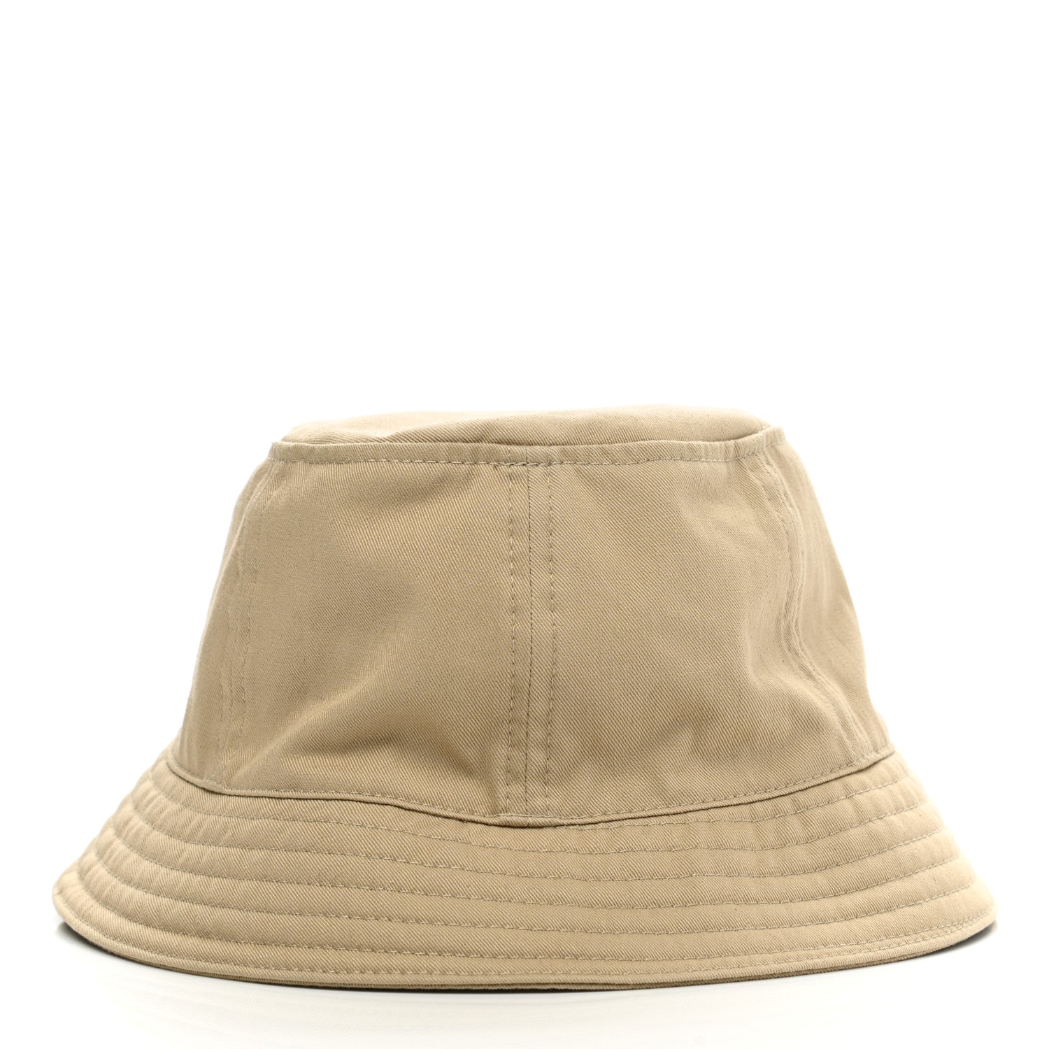 Hermes Gabardine Cotton Calvi Bucket Hat 59 Beige Toast 6 of 9