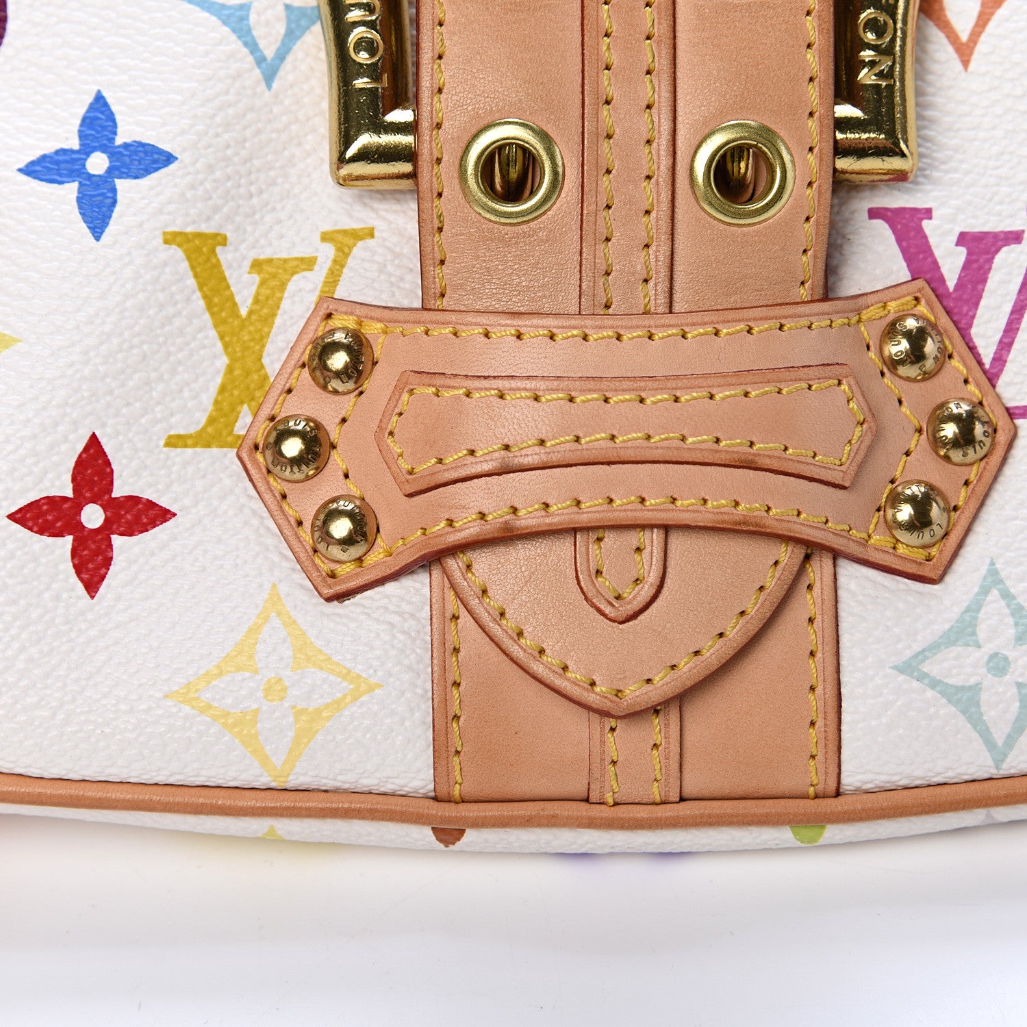 Louis Vuitton Monogram Multicolor Leonor White 10 of 10