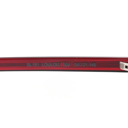 Saint Laurent Acetate Heart Frame Loulou SL181 Sunglasses Burgundy 5 of 7
