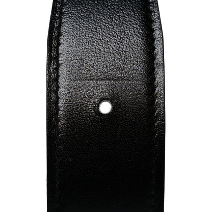 Hermes Box Togo 32mm Guilloche H Belt 85 Black Gold 7 of 8