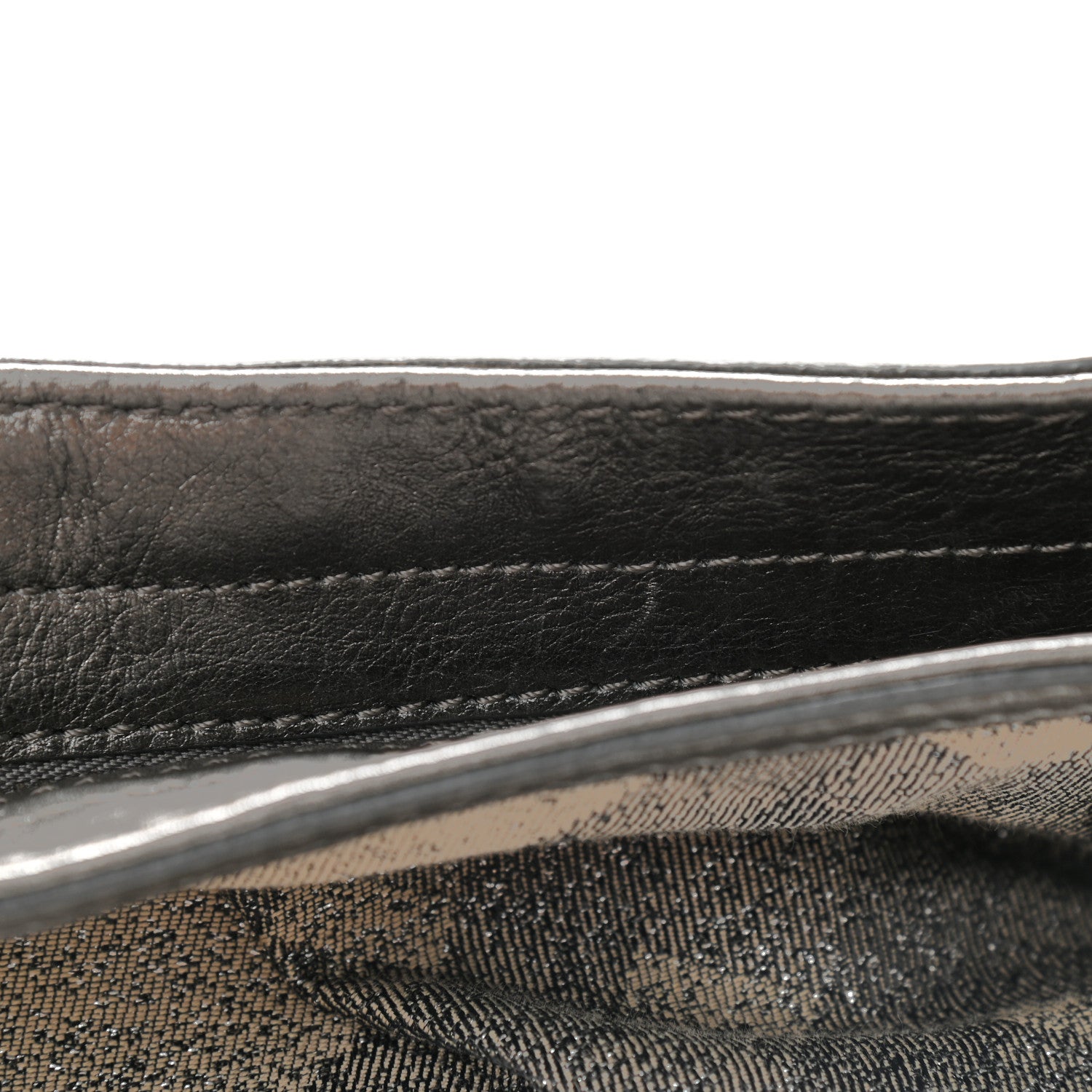 Burberry Shimmer Check Fairby Hobo Pewter 11 of 11
