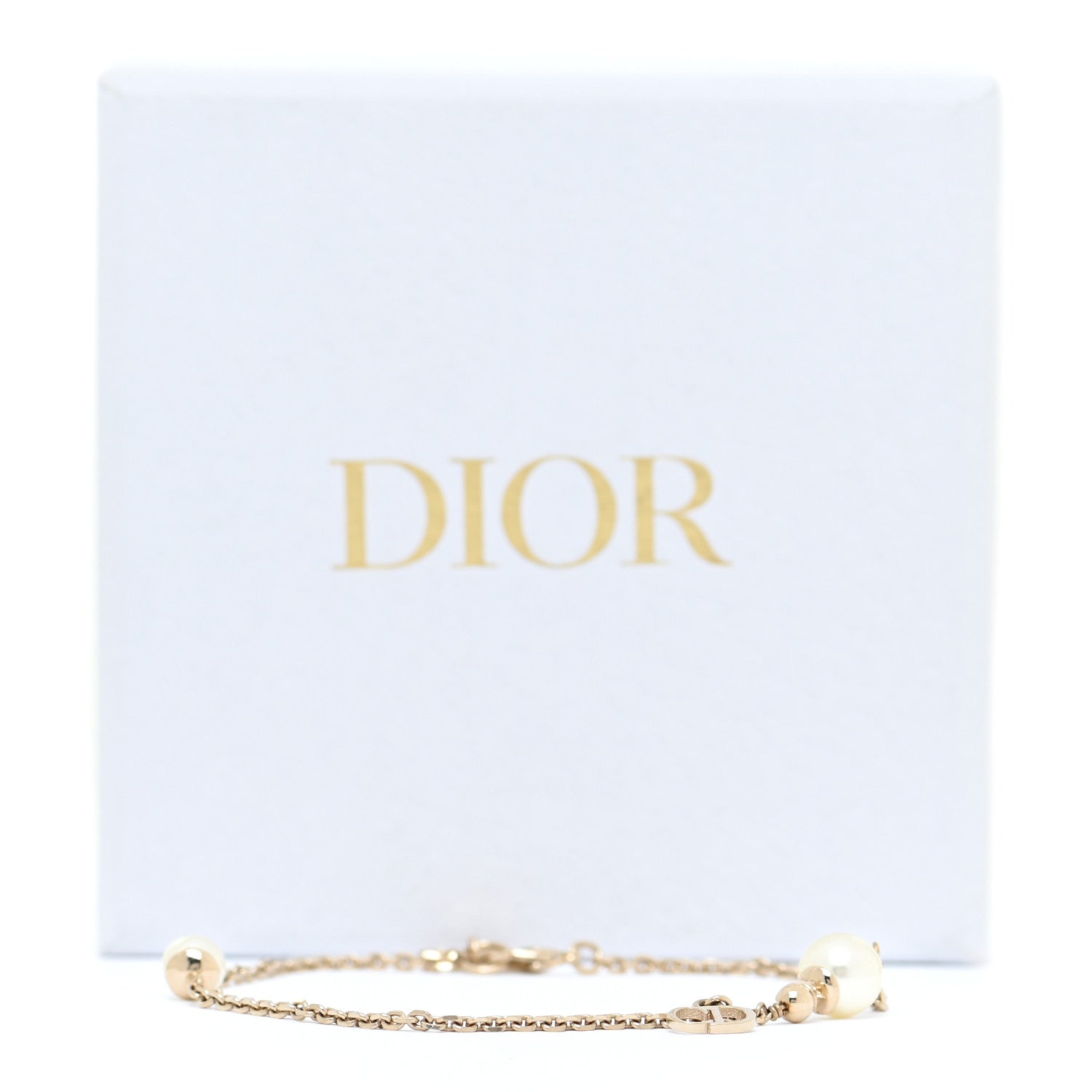Christian Dior Pearl CD Bracelet Gold 5 of 5