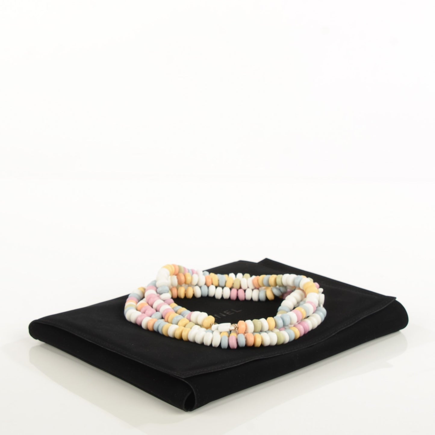 Candy CC Double Strand Necklace Multicolor
