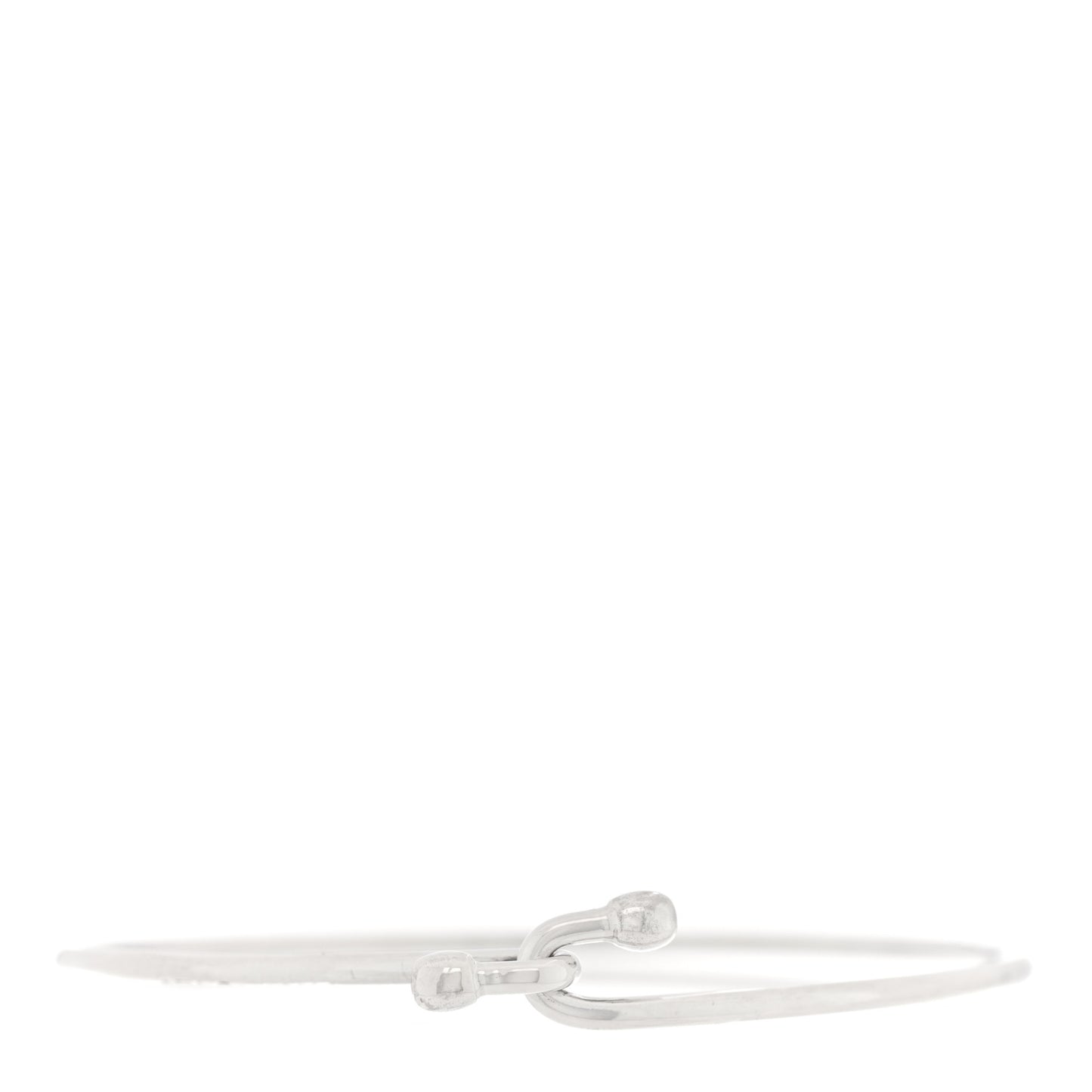 Sterling Silver Hook Bangle Bracelet