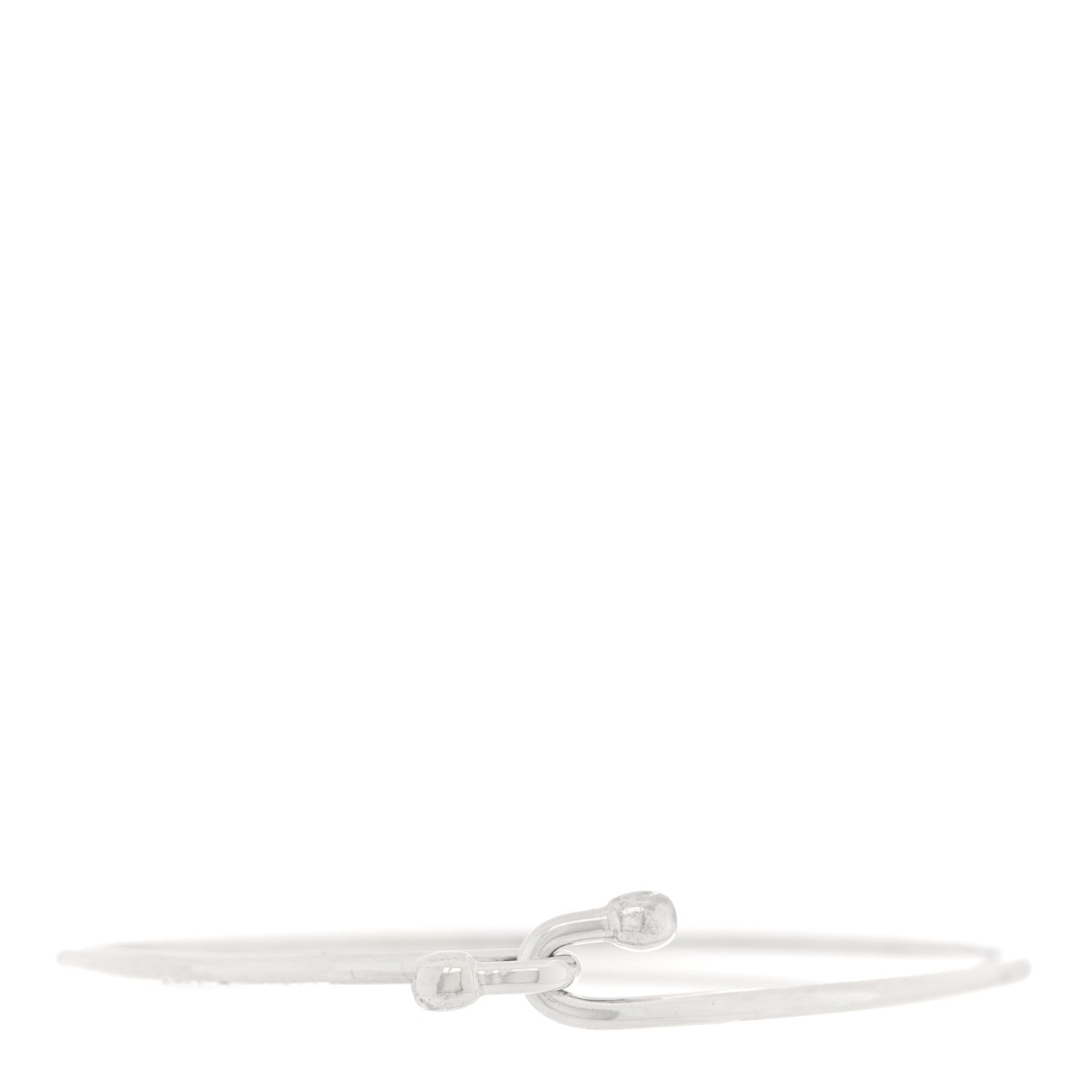 Tiffany Sterling Silver Hook Bangle Bracelet 1 of 3