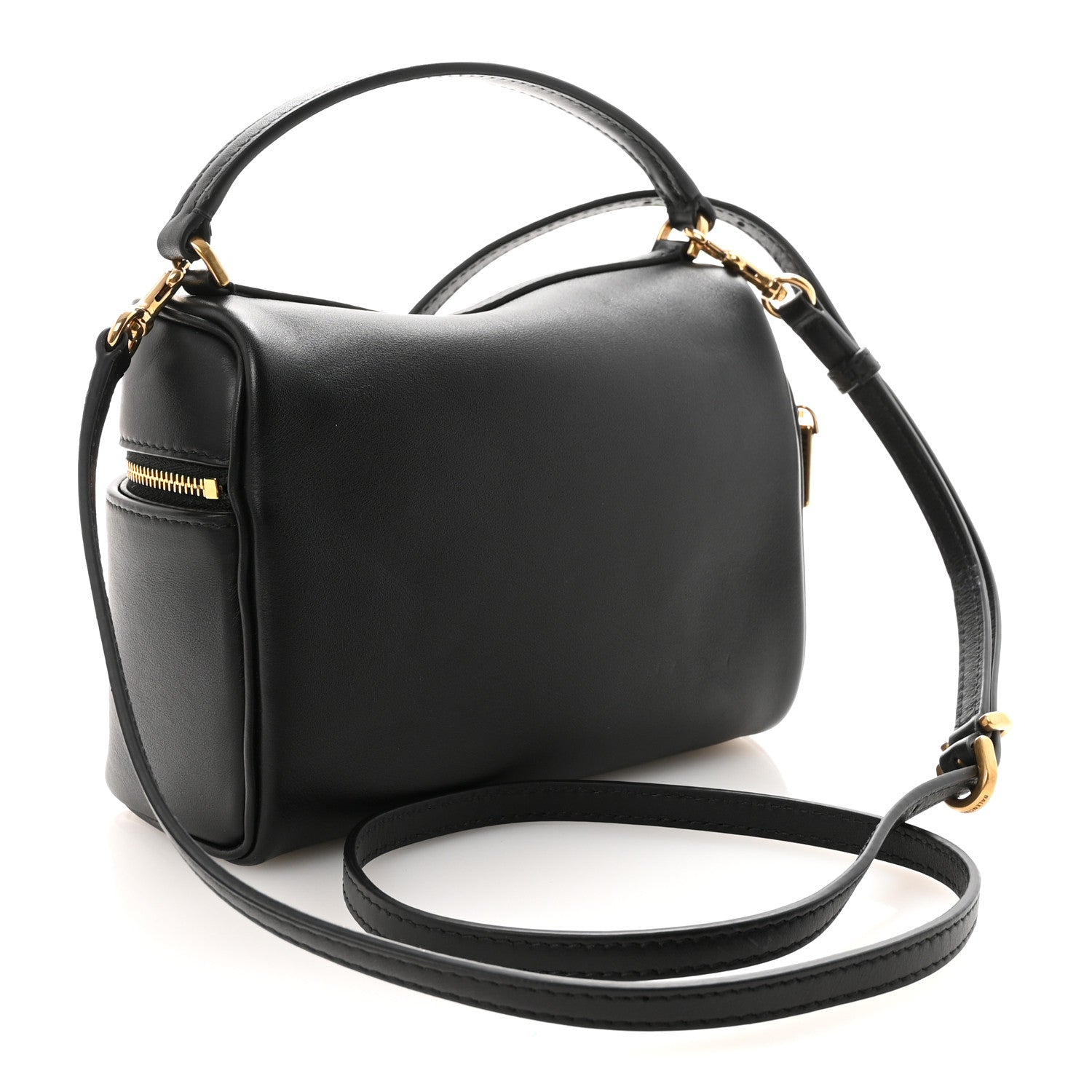 Balenciaga Natural Smooth Calfskin Rodeo Vanity Black 3 of 9