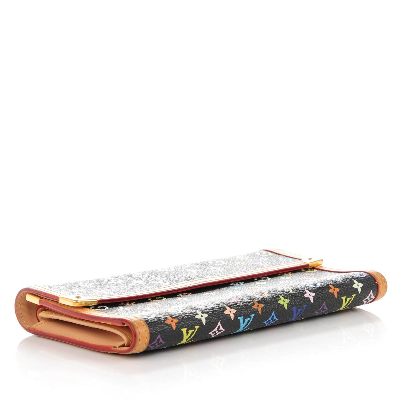 Monogram Multicolor Porte Tresor International Wallet Black