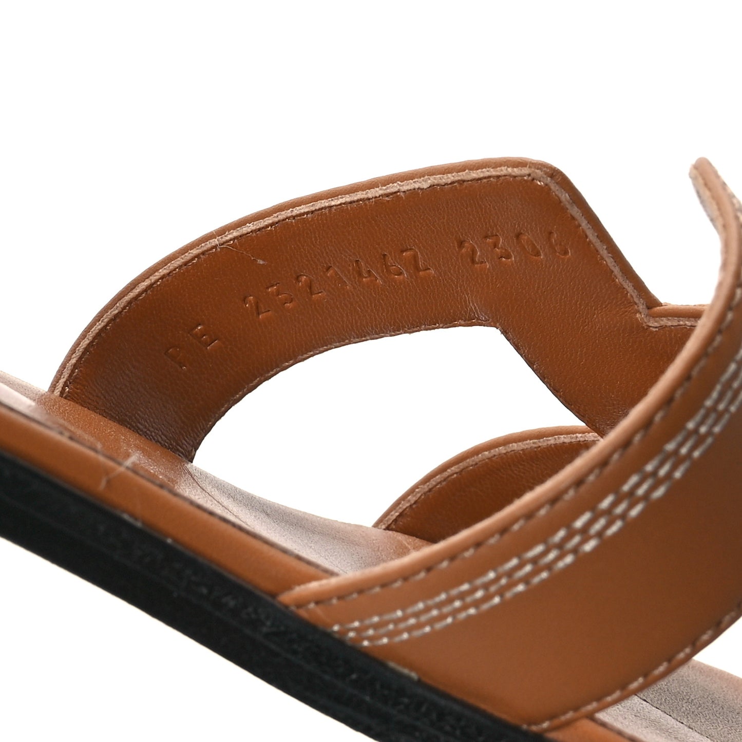 Calfskin Embroidered Santorini Sandals 38 Naturel