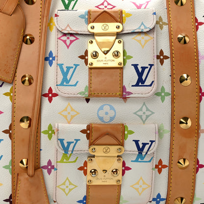 Louis Vuitton Monogram Multicolor Keepall 45 White 7 of 19