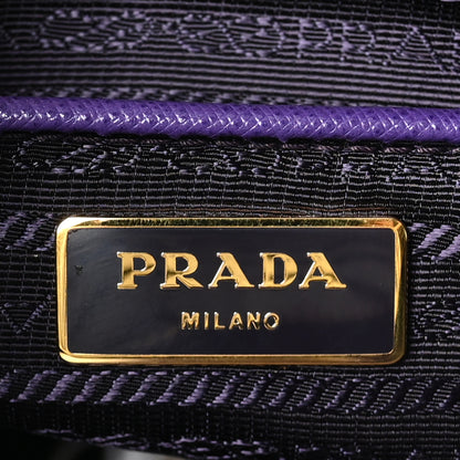 Prada Saffiano Lux Parabole Tote Viola 6 of 9