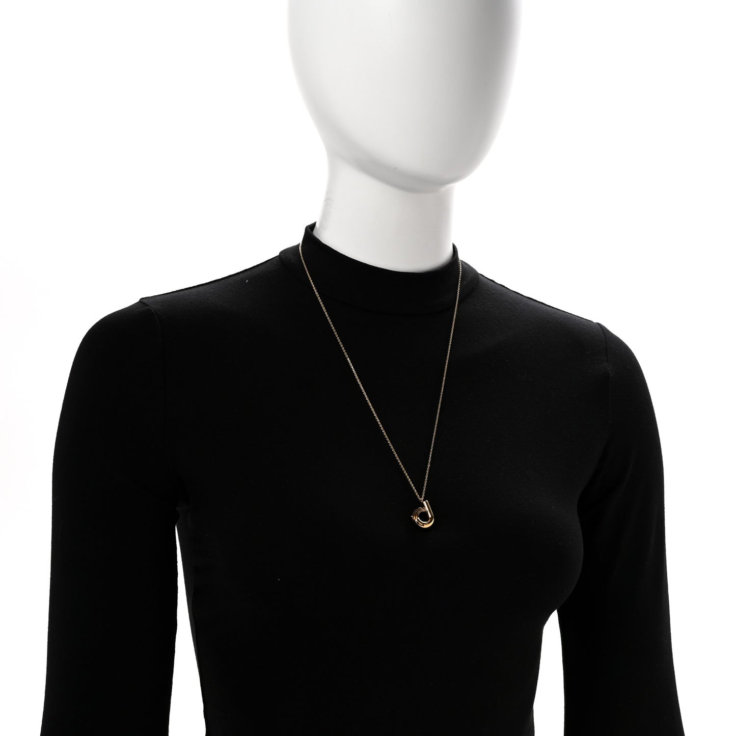 LV And Me Letter D Necklace Gold