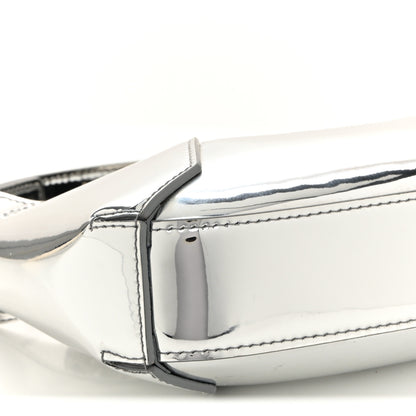 Alexander McQueen Metallic Jeweled Mini Hobo Bag Silver 9 of 11