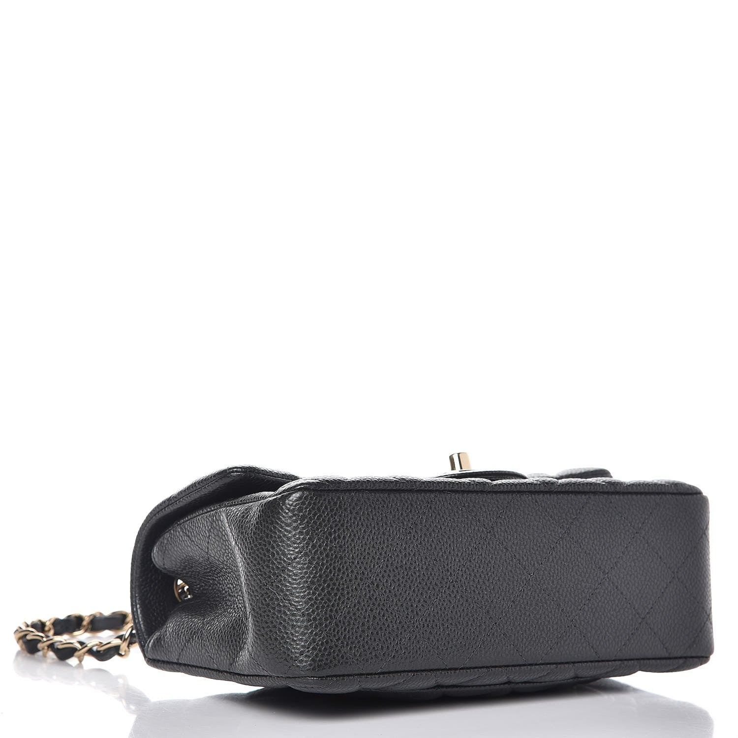 Chanel Caviar Quilted Mini Rectangular Flap Dark Grey 4 of 8