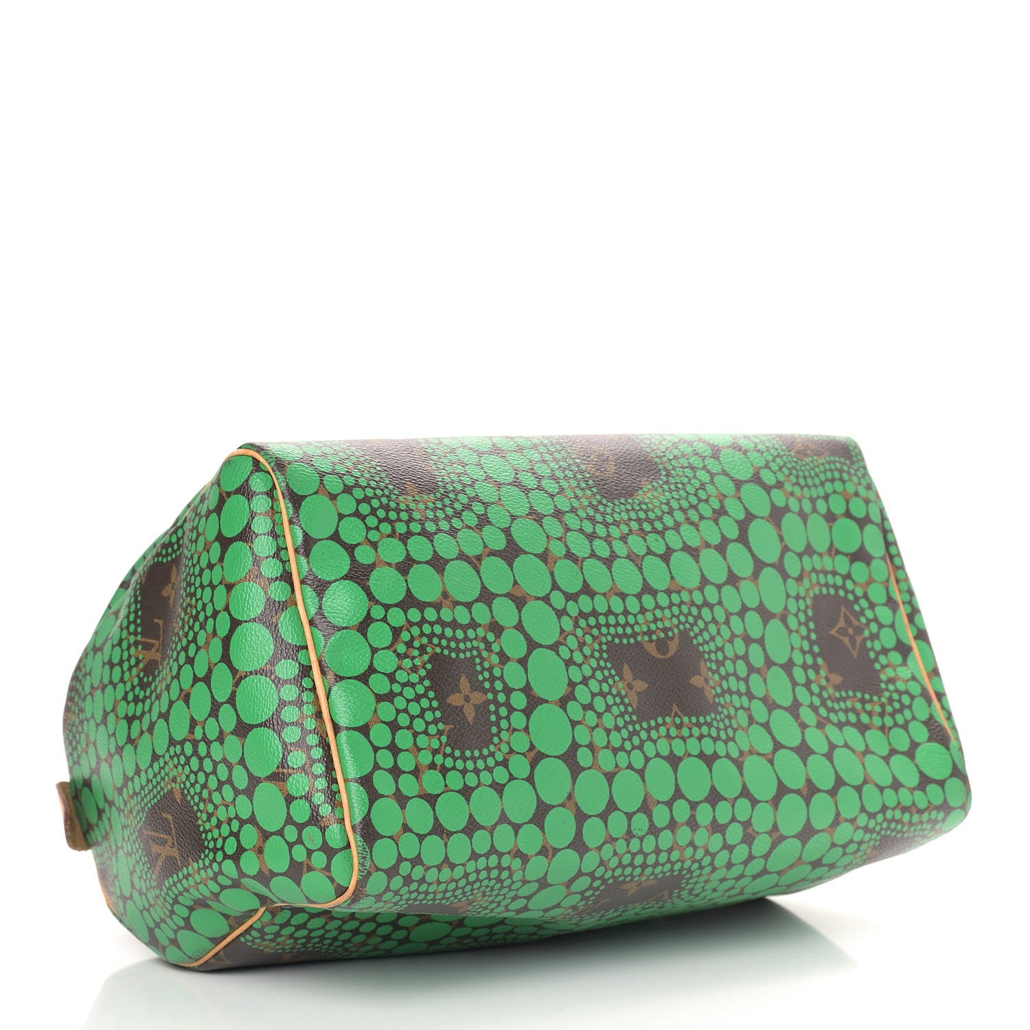 Louis Vuitton Monogram Kusama Town Speedy 30 Green 4 of 11