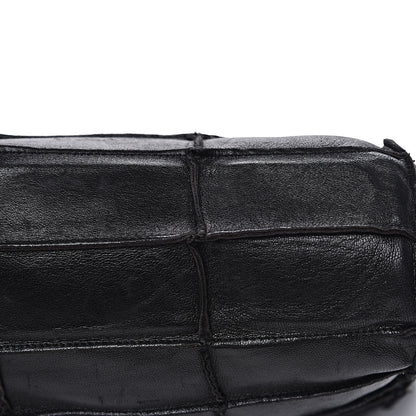 Chanel Lambskin Patchwork Shoulder Bag Black 9 of 14