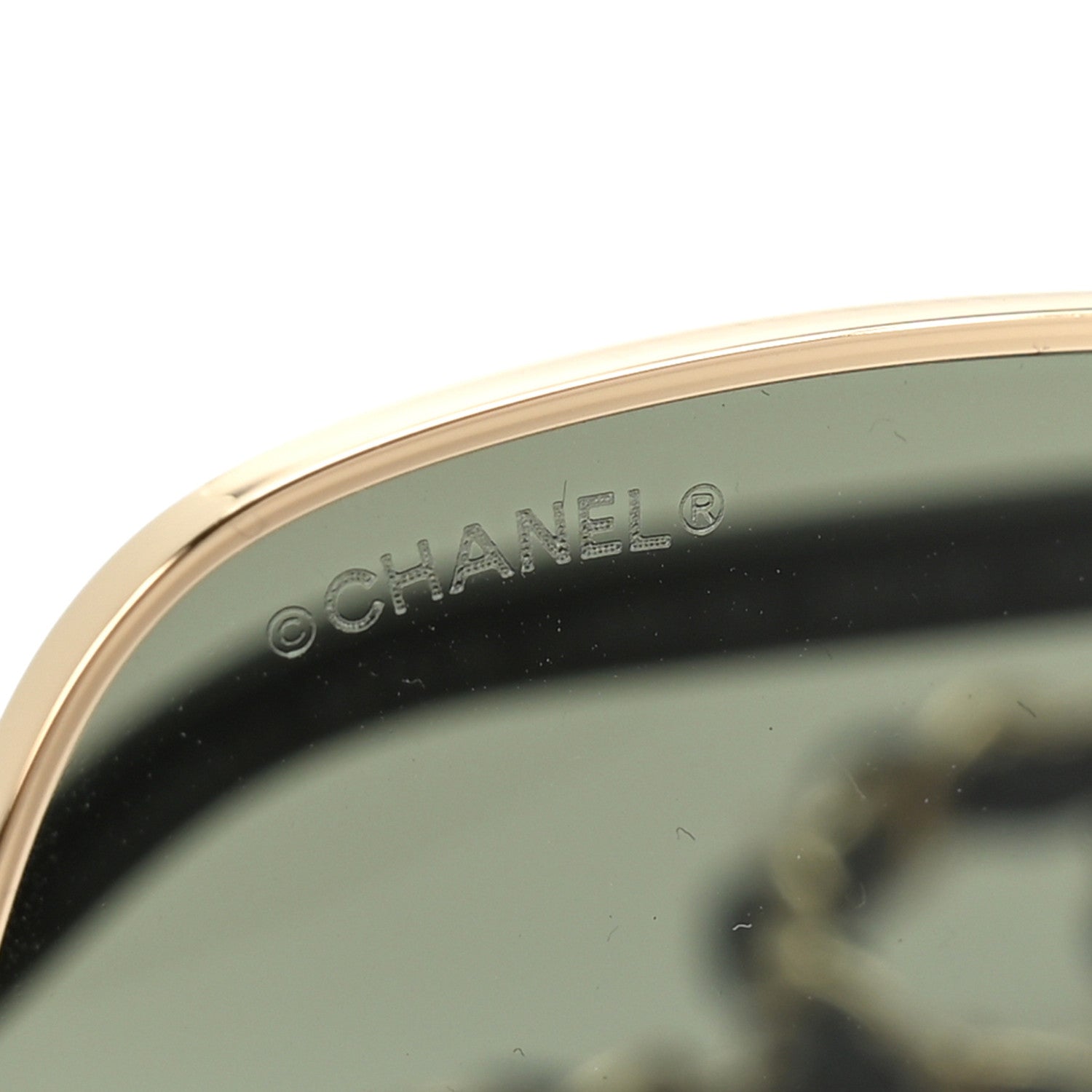Chanel Square Frame Chain Sunglasses 4274-Q Green 7 of 8