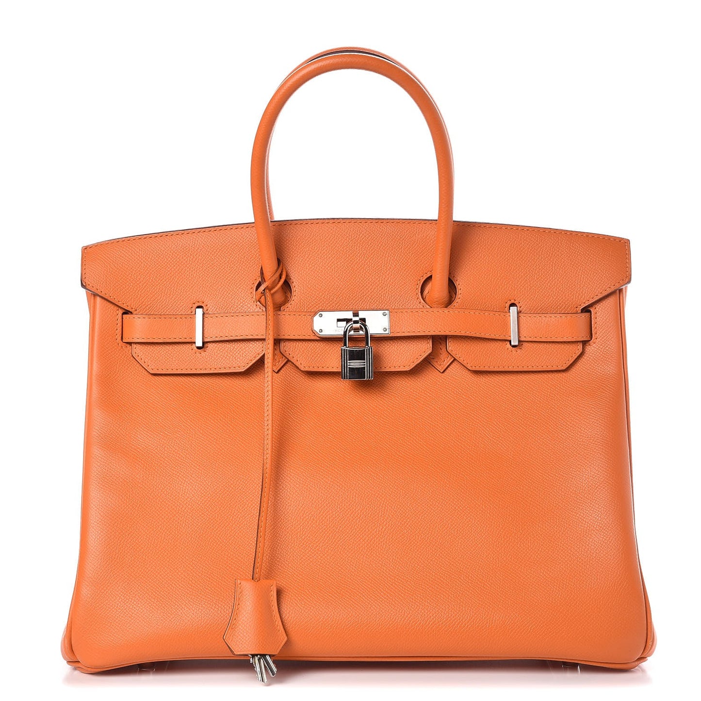 Epsom Birkin 35 Orange