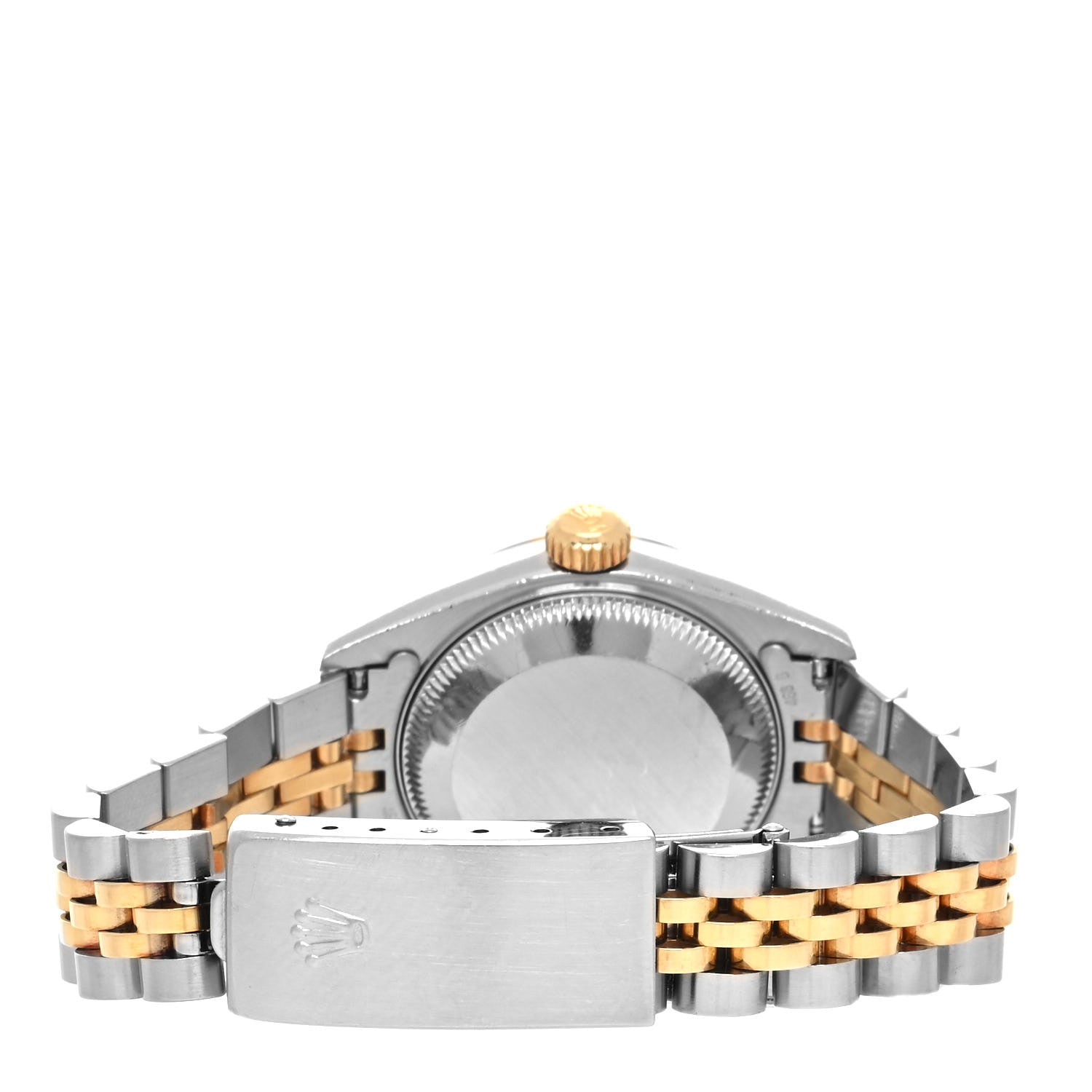 Rolex Stainless Steel 18K Yellow Gold 26mm Oyster Perpetual Datejust Watch Champagne Roman 69173 3 of 4