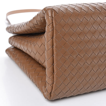 Bottega Veneta Light Calf Intrecciato Small Roma New Cigar 10 of 11