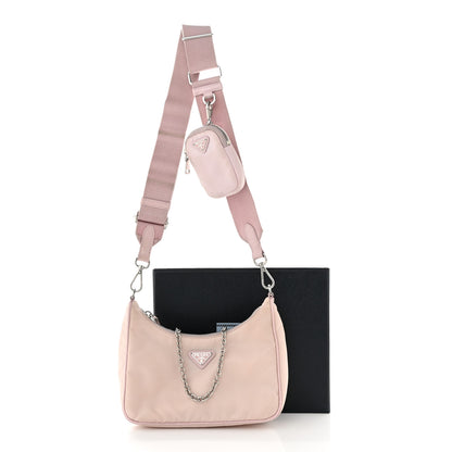 Prada Nylon Re-Edition 2005 Shoulder Bag Alabastro 11 of 11