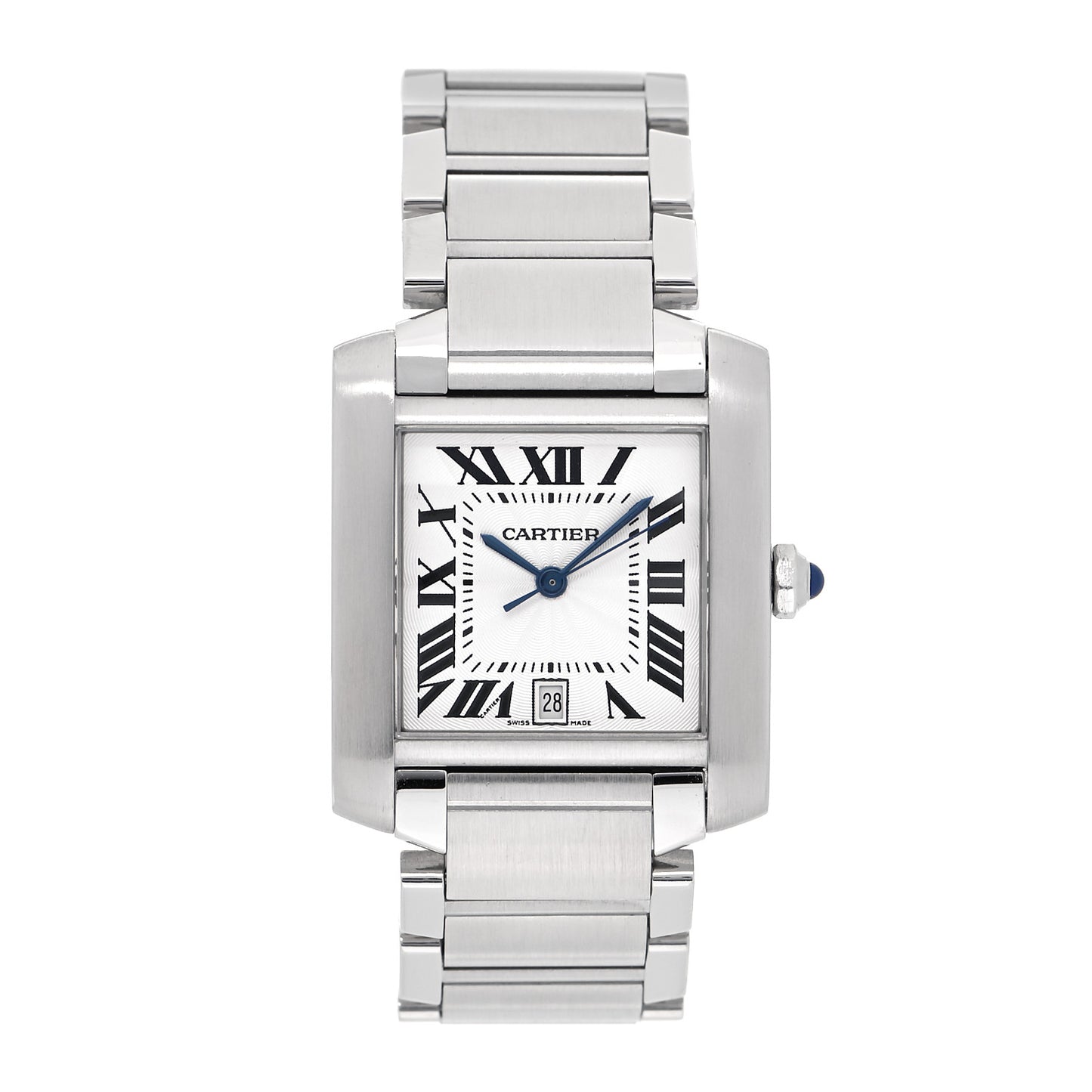 Stainless Steel 28mm Tank Francaise Automatic Watch