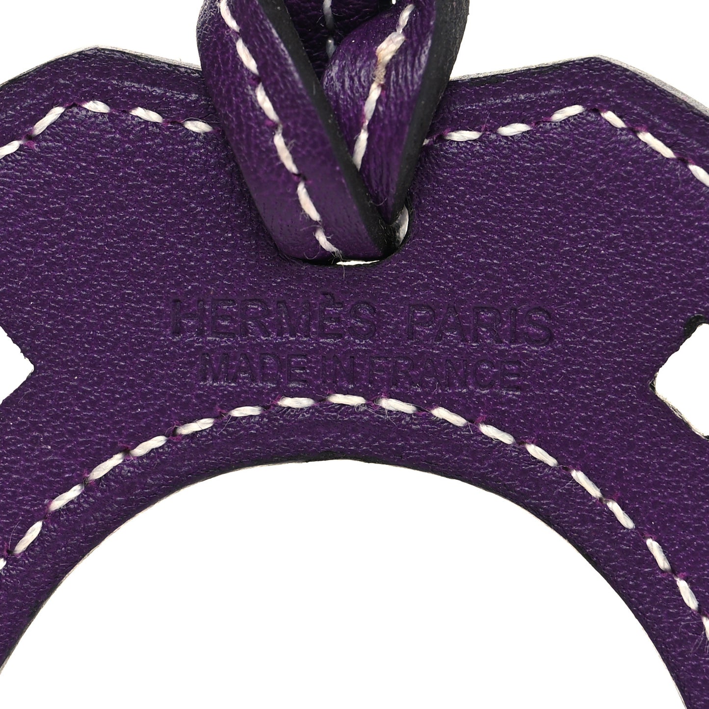 Swift Paddock Horseshoe Bag Charm Ultraviolet