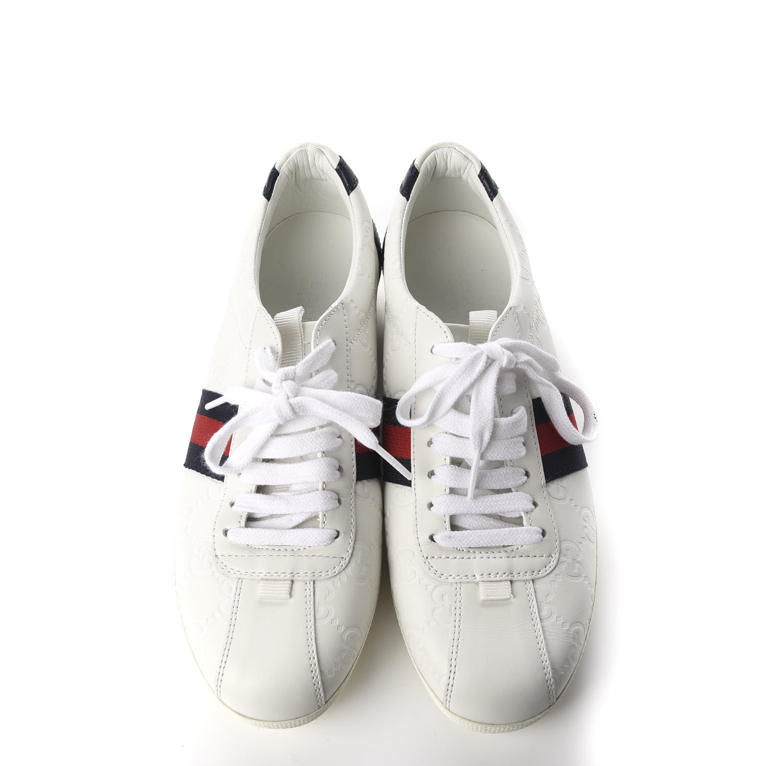 Gucci Guccissima Web Sneakers 38 White 6 of 10