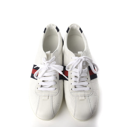 Gucci Guccissima Web Sneakers 38 White 6 of 10