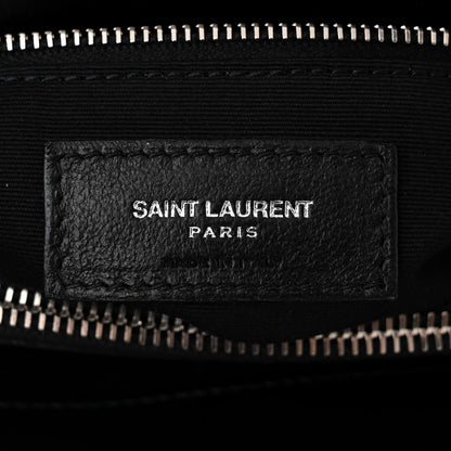 Saint Laurent Calfskin Y Quilted Monogram Medium Loulou Chain Satchel Black 6 of 10