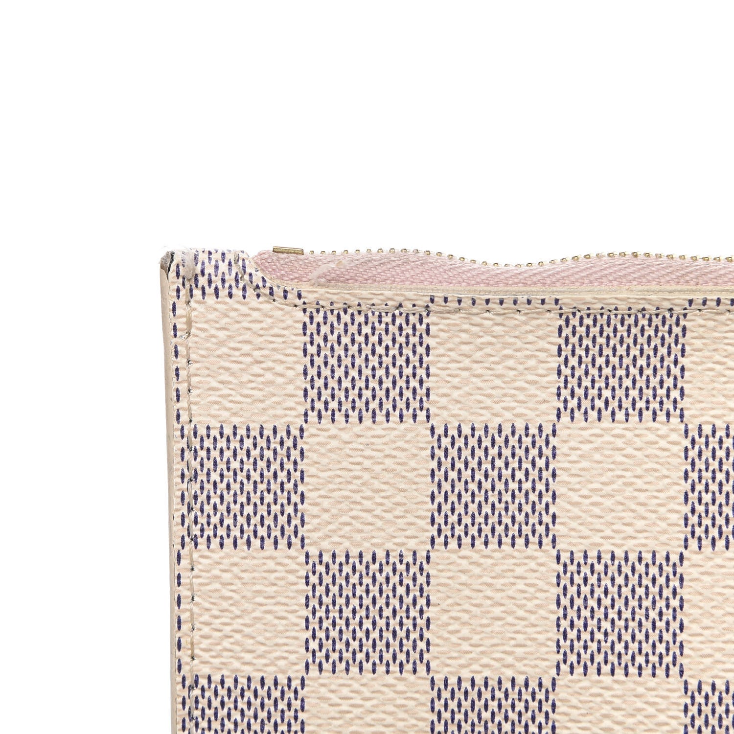 Louis Vuitton Damier Azur Neverfull MM GM Pochette Rose Ballerine 10 of 15