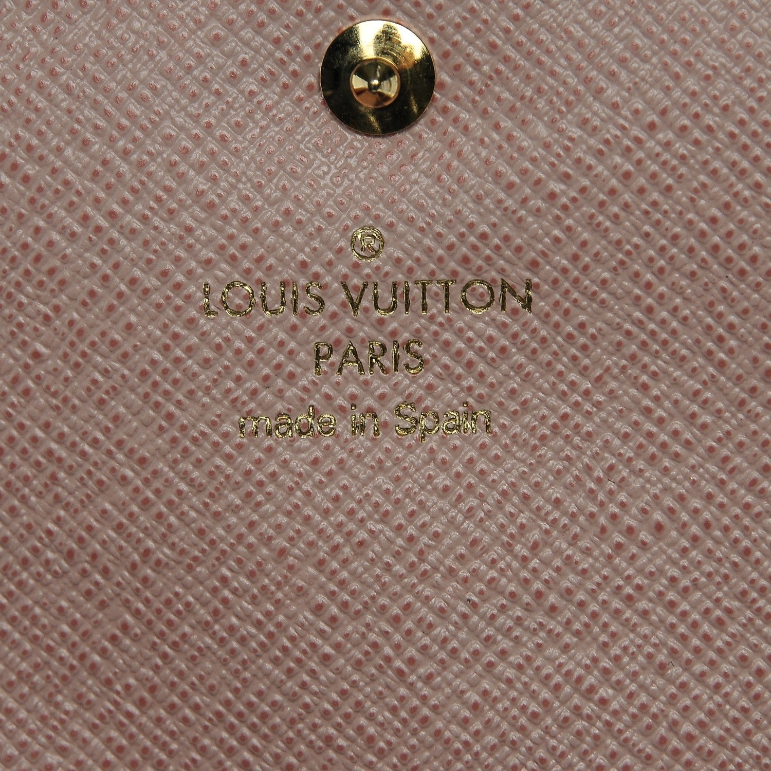 Louis Vuitton Damier Ebene Caissa Wallet Rose Ballerine 5 of 6