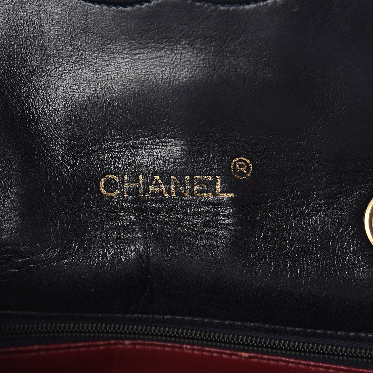Chanel Lambskin Ribbon Quilted Small Single Flap Black 6 of 16