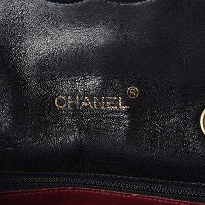 Chanel Lambskin Ribbon Quilted Small Single Flap Black 6 of 16
