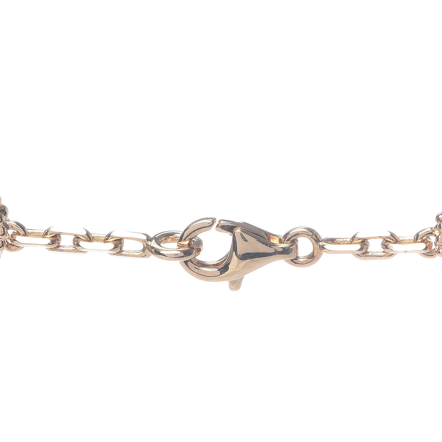 Van Cleef & Arpels 18K Yellow Gold Mother of Pearl 10 Motifs Vintage Alhambra Necklace 4 of 7