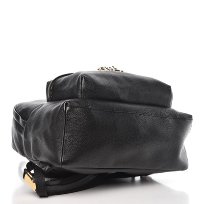 Versace Calfskin Palazzo Medusa Backpack Black 4 of 9