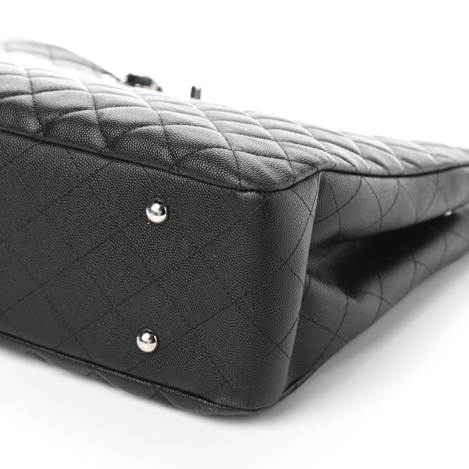 Chanel Caviar Quilted Large Classic Shopping Tote Black 10 of 10
