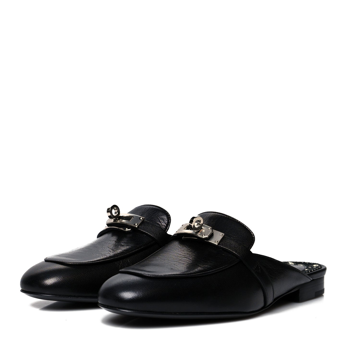 Goatskin Oz Mules 37 Black