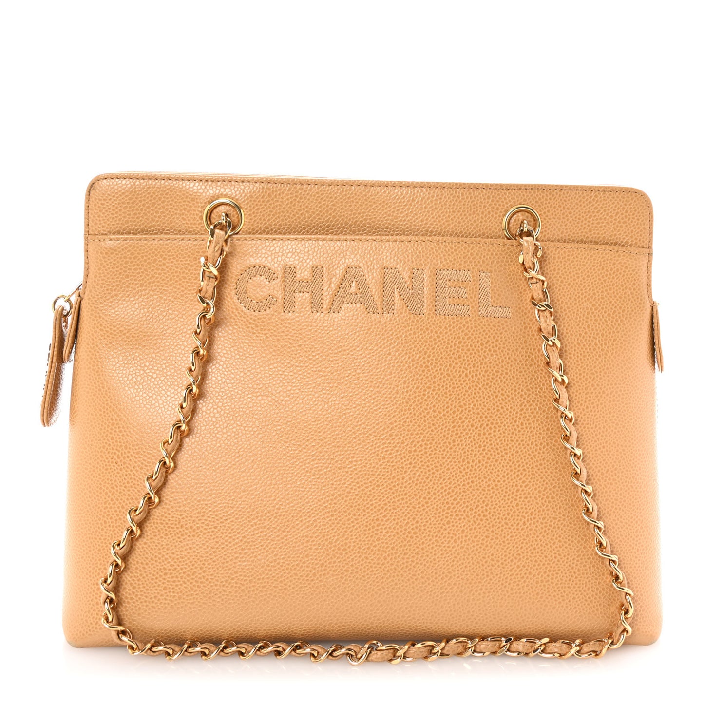 Caviar Shoulder Bag Beige