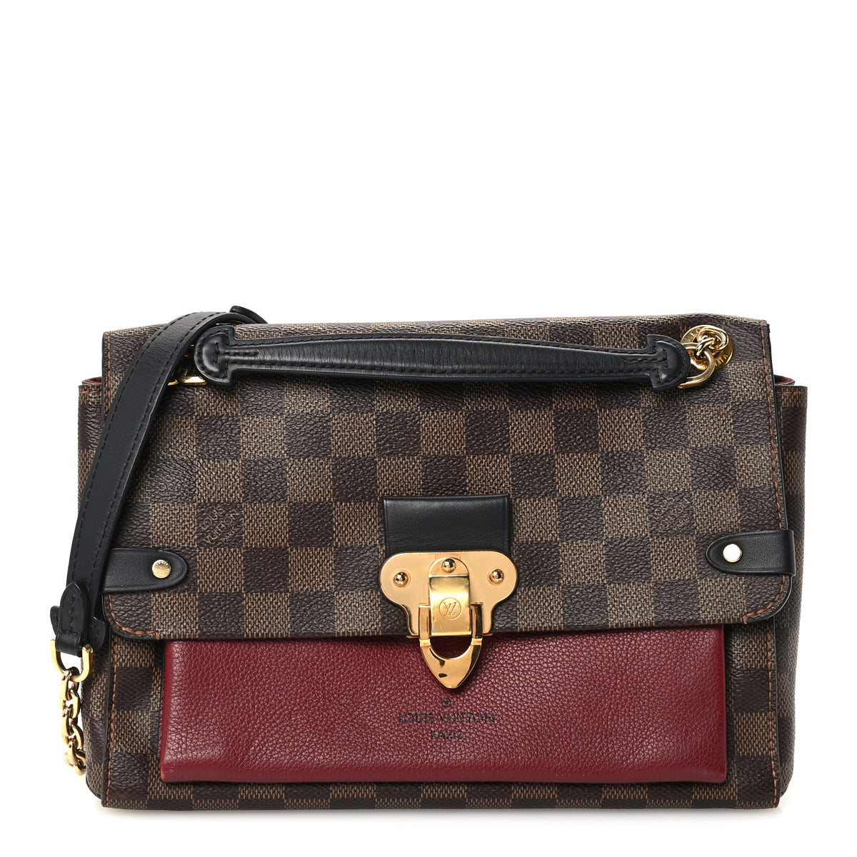 Damier Ebene Vavin PM Bordeaux