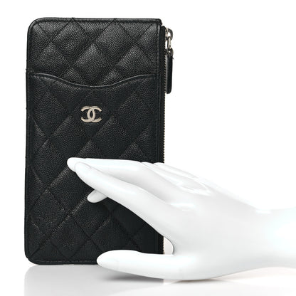 Chanel Caviar Quilted Classic iPhone Pouch Black 2 of 8