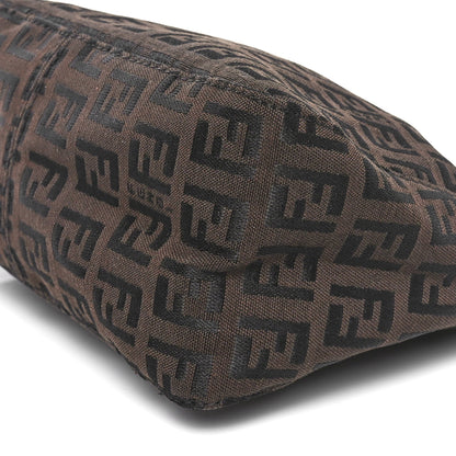 Fendi Zucchino Vitello Mini Pochette Moro Black 10 of 10