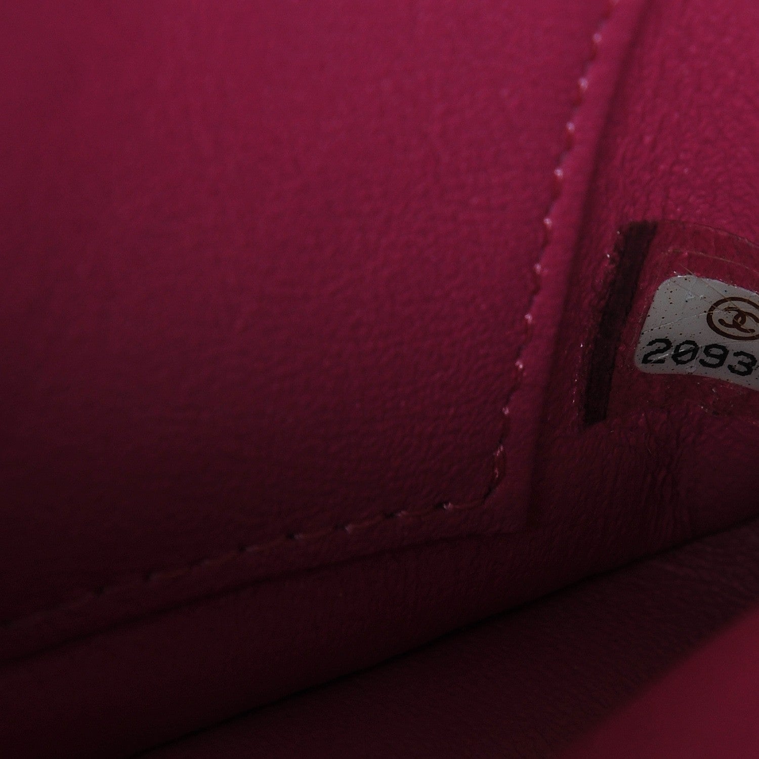 Chanel Lambskin Chevron Quilted Extra Mini Flap Dark Pink 7 of 8